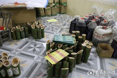 给竹筒“打点滴” “九阴真经”记心得 娄底捣毁一家涉案超百万元假劣竹筒酒厂